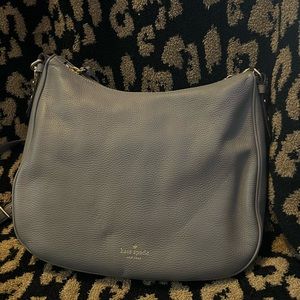 MAKE AN OFFER! Grey Kate Spade hobo type bag